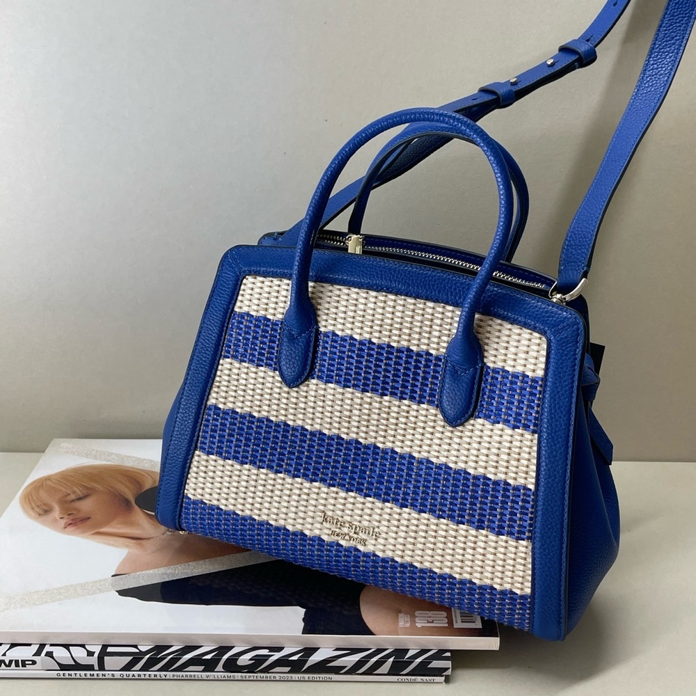 (new+tag) Kate Spade Knott Striped Medium Satchel - Picture 9 of 17